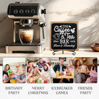 Coffee Bar Sign, Love is Brewing Farmhouse Tabletop Decor, Coffee and Tea Lover - Image 5