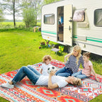 WIWIGO Beach Blanket Waterproof Sandproof Beach Mat 79" X 83"/10'x9'for 2-8 - Image 6