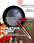 Anaeat Non-Stick Silicone Locking Tong Set of 3 - Image 3