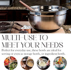 Bellemain Stainless Steel Non-Slip Mixing Bowls - Image 3