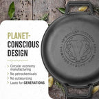Victoria Cast Iron Round Skillet - Image 5