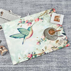 Hummingbird Flowers Dish Drying Mat 18x24 Inch, Microfiber Absorbent Fast Dry - Image 7