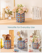vancasso SIMI Utensil Holder, 7.3"+5.5" Porcelain Kitchen Utensil Holder - Image 5