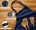 Utopia Kitchen 10 Pack Bib Apron Adjustable - Image 4