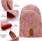 4Pcs Heat Resistant Oven Mitts & Potholders, Flexible Kitchen Accessories - Image 4