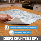 Drymate Jumbo XL Dish Drying Mat, Low-Profile, Super Absorbent, Quick Dry Fabric - Image 3