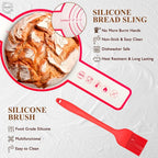 Complete Sourdough Starter Kit, Sourdough Bread Baking Supplies, Banneton Bread - Image 7