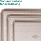 Baker's Secret Baking Sheet Pan Set, 3x Cookie Sheets - Image 6