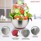 AVACRAFT 18/10 Stainless Steel Mixing Bowls - Image 4
