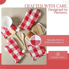 Oven Mitt & Pot Holder Buffalo Plaid Check 100% Cotton Heat Resistant Oven - Image 7