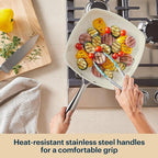 Pyrex 11-Inch Grill Pan Ceramic Cookware - Image 5