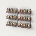 Deco Brothers 3 Tier Wall Mounted Spice Rack, 2 Pack - Image 5