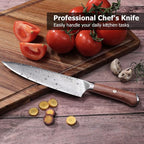 YOTSUBA 8 Inch Japanese Chef Knife, Ultra Sharp Professional Kitchen Knife - Image 5