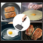 Silicone Wide Spatula, Slotted Turner - Image 4
