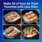 Reynolds Kitchens Air Fryer Liners Disposable, Unbleached Parchment Paper Sheets - Image 10
