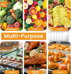 6 Pack Half Size Baking Sheet Pan, Aluminum Commercial Cookie Sheet Pan - Image 8