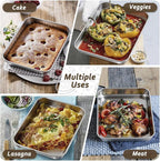 TeamFar Toaster Oven Tray, 6 Pack Stainless Steel Small Baking Sheet Pan Set - Image 6