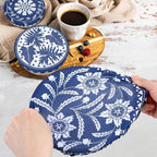 5 Pieces Bowl Covers Reusable, 5 Size Elastic Cloth Bowl Covers - Image 3