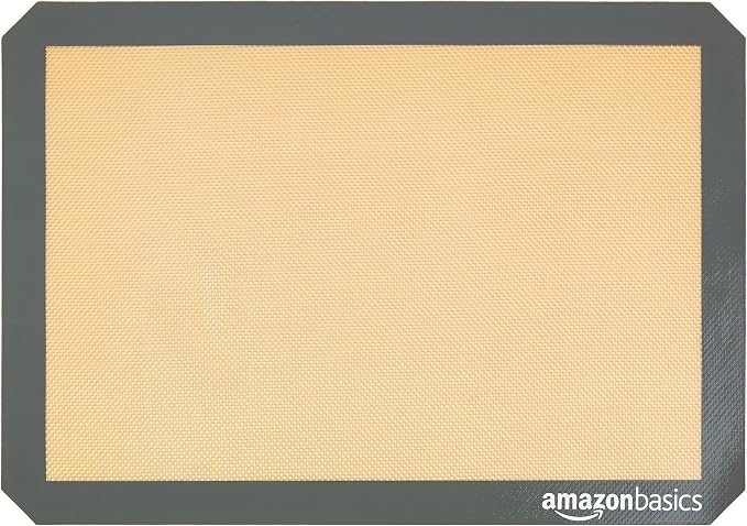 Amazon Basics Silicone Rectangular Baking Mat, Dishwasher Safe, Food Safe - Image 3