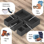 Simple Houseware Foldable Drawer Organizer - Image 4