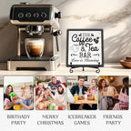 Coffee Bar Sign, Love is Brewing Farmhouse Tabletop Decor, Coffee and Tea Lover - Image 5