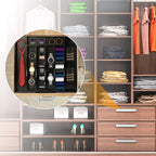 Bellsal Black Silverware Organizer Kitchen Drawer Organizer Expandable Bamboo - Image 5