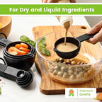 Spring Chef Magnetic Measuring Cups and Spoons Set of 9, Nesting Kitchen Tool - Image 7