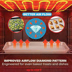 Baker's Secret Baking Sheet Pan Set, 3x Cookie Sheets - Image 4