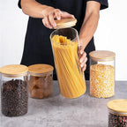 YUNCANG Glass Storage Jars, Nuts and Spice Jars - Image 8
