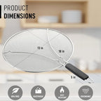 Zulay Kitchen Splatter Screen for Frying Pan - Image 3