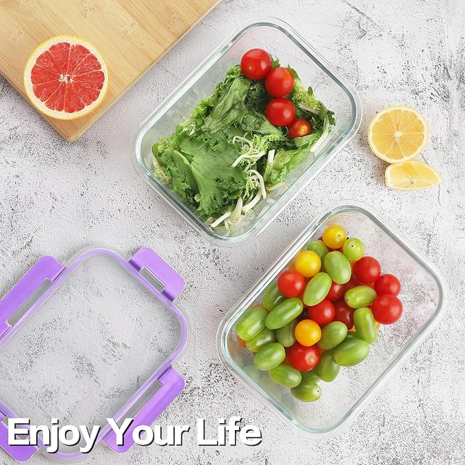 HOMBERKING 24pc Glass Food Storage Containers - Image 2