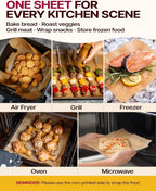 Katbite Parchment Paper Sheets 360 PCS, 12x16 Inches Precut Unbleached Baking - Image 7