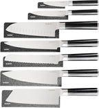 Babish 14-Piece Full Tang Forged Kitchen Knife Set – High-Carbon 1.4116 German by Babish