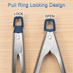 Kitchen Tongs, Food Grade Stainless Steel Cooking Tongs, Heat Resistant - Image 4