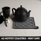 Oven Mitts + Pot Holders 100% Cotton Heat Resistant Oven Gloves & Hot Pads - Image 6