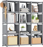 Mavivegue Book Shelf, 12 Cube Storage Organizer, DIY Bookcase, Metal Cube by Mavivegue