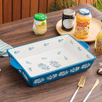 Wisenvoy Casserole Dish Baking Dish Ceramic Lasagna Pan Bakeware Sets Baking - Image 4