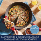 Rachael Ray Cook + Create Nonstick Frying Pan/Skillet, 12.5 Inch - Image 6