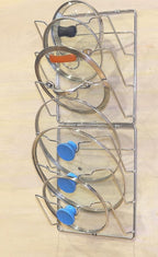 Simple Houseware 2-Pack Cabinet Door/Wall Mount Pot Lid Organizer Rack - Image 4
