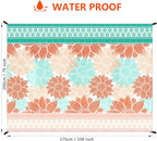 HIHOHO Beach Blanket Waterproof Sandproof Extra Large Beach Mat 79" X - Image 2