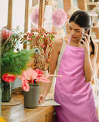 Light Pink Apron for Women - Image 6