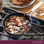 Anolon Hard Anodized Nonstick Mini Skillet/Frying/Egg Pan, Stainless Steel - Image 5