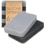 Casanero 6 Pack Silicone Dish Sponges, Heavy Duty Non Scratch Sponges by Unknown
