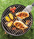HIC Kitchen Perforated Burger Turner - Image 5