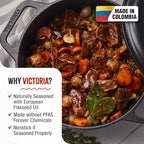 Victoria 6-Quart Cast Iron Dutch Oven - Image 2