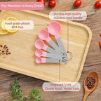 Measuring Cups and Spoons Set of Huygens Kitchen Gadgets 10 Pieces, Stackable - Image 3