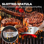 3 Pieces Stainless Steel Spatula Set, Metal Spatula - Image 5