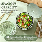 Unokit Stainless Steel Salad Spinner - Image 7