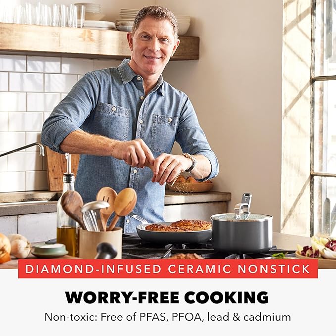 GreenPan x Bobby Flay 2.5QT Nonstick Saucepan - Image 2