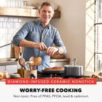 GreenPan x Bobby Flay 2.5QT Nonstick Saucepan - Image 2